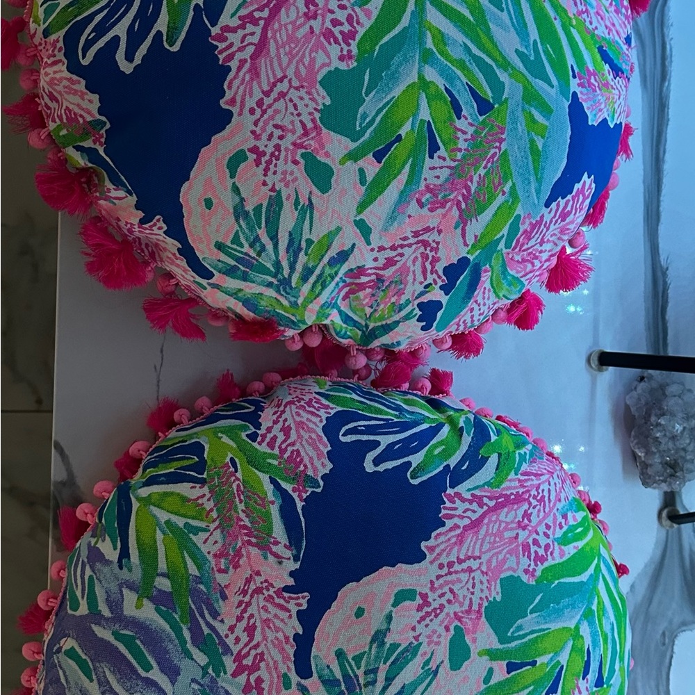 Lily Pulitzer throw pillows